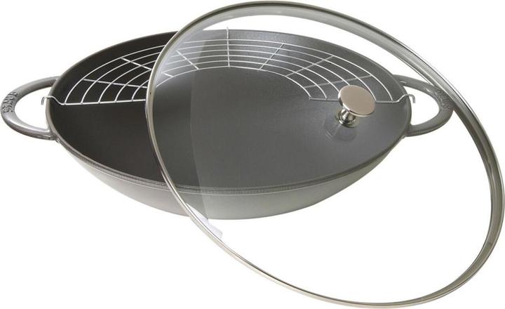Produktbild Staub Wok (37 cm, Wok Pfanne, Gusseisen)