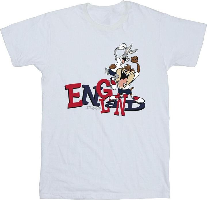 Immagine prodotto Looney Tunes Bugs & Taz England Maglietta Uomo (L)