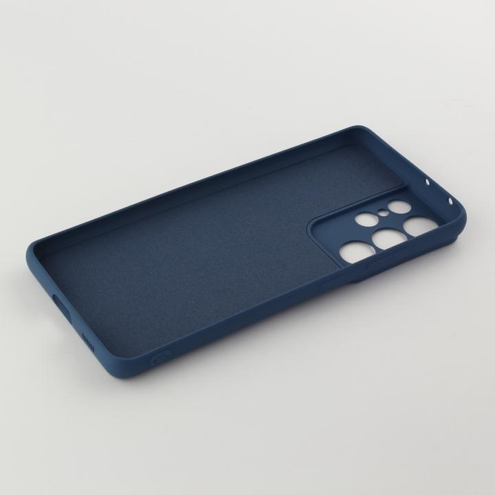 Produktbild PhoneLook Hülle Soft Touch Dunkelblau (Samsung Galaxy S21 Ultra 5G)