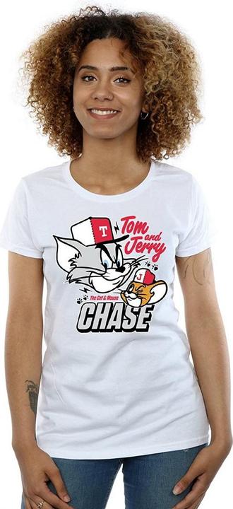 Image du produit Tom & Jerry Womens/Ladies Cat & Mouse Chase T-shirt en coton (XXL)