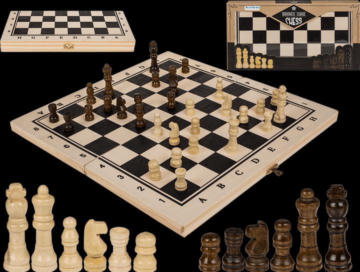Out of the blue ootb - Holz-Brettspiel, Schach, ca. 34 x 34 cm