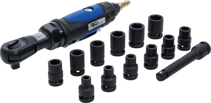 Produktbild BGS Druckluft-Ratschenschrauber-Satz 12,5 mm (1/2") 102 Nm 14-tlg. (1/2")