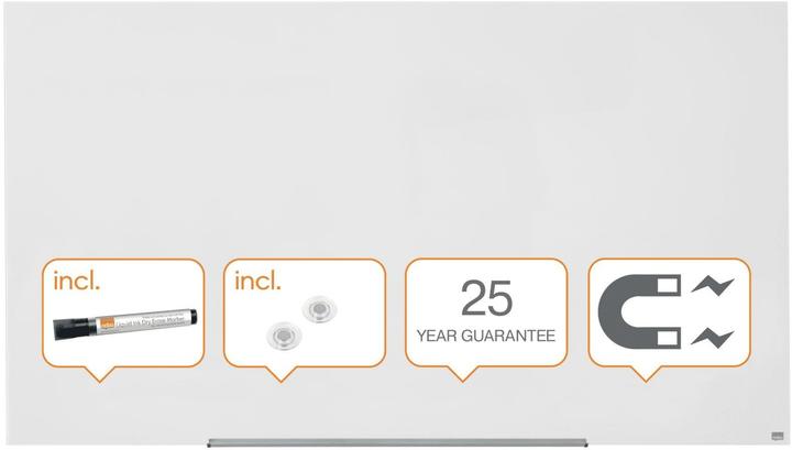 Actual product image Nobo Diamond Glassboard (180 x 100 cm)