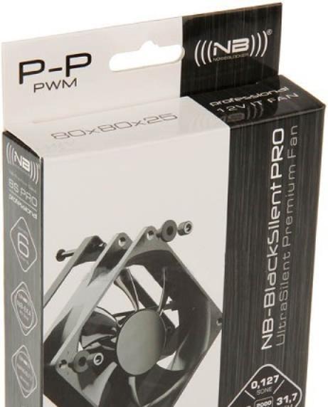 Produktbild Noiseblocker NB-BlacksilentPRO P-P (80 mm, 1 x)