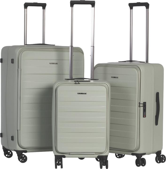 Actual product image Worldpack Valise à roulettes Seattle 3 pièces (114 l, Hand luggage (up to 50 litres), M (50 - 90l), L (90 - 115l))