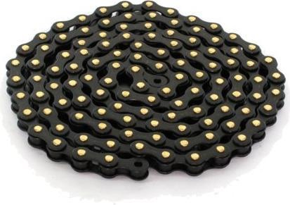 Actual product image Izumi Chain MFG Izumi - Jet Black/Jet Black Chain (1-speed)