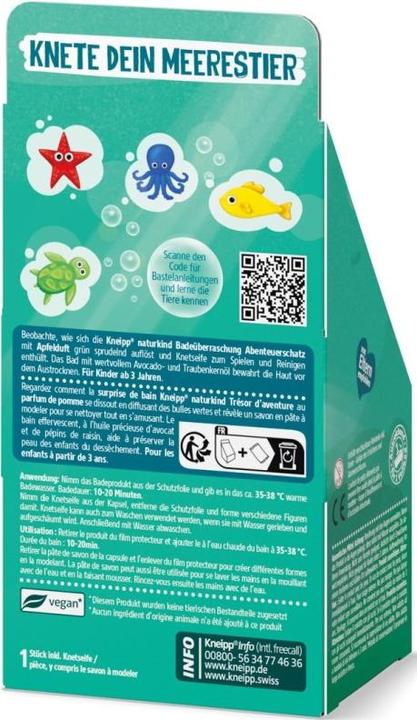 Actual product image Kneipp Mysterious Treasure Bath Bomb (Bath truffles)