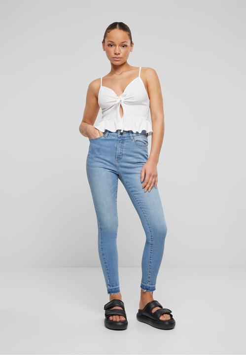 Immagine prodotto Urban Classics Top con volant in piqué Waffle da donna - 137877 (L)