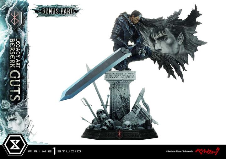 Produktbild Prime 1 Studio Berserk Legacy Art Kentaro Miura Statue statuette 1/6 Guts Bonus Version 45 cm