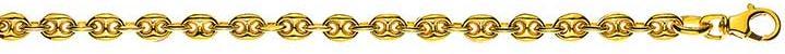 Actual product image Natsumi Schmuck Bangle jewellery yellow gold 18K/750 solid ship anchor 19cm (19 cm, 750/18 K Yellow gold)