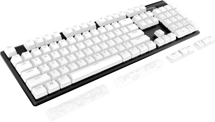 Image du produit HyperX Pudding Keycaps 2 - Full Key Set - PBT - White (US Layout)