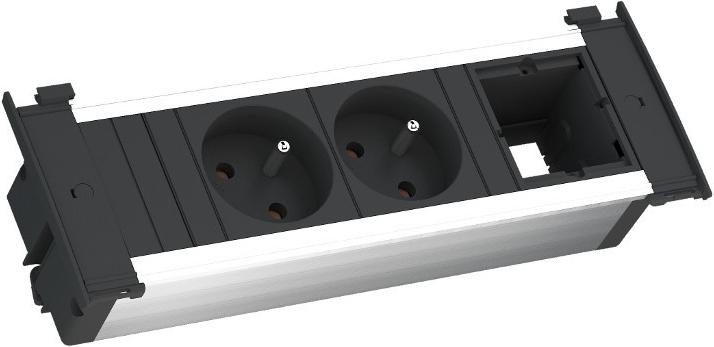 Produktbild Bachmann 927.002 Steckdose 2x AC (2 x, CEE 7/3, 2 m)