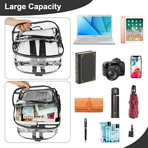Produktbild Only-Bags.Store Rucksack Klarer Rucksack Kunststoff Schulrucksack Transparenter Rucksack Klarer Rucksack Kunststoff