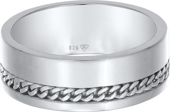 Produktbild Kuzzoi Ring Herren Bandring Chunky Chain 925 Silber (66, 925 Silber)
