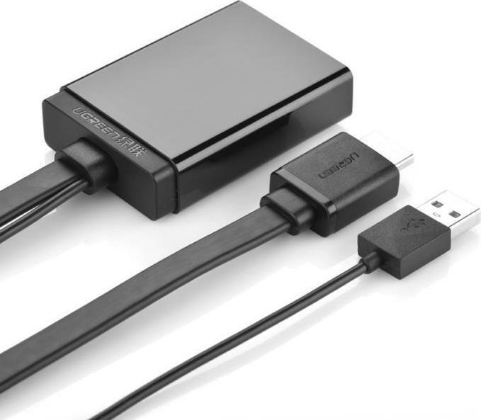 Actual product image Ugreen HDMI to DisplayPort Adapter with Audio (DP, 50 cm)