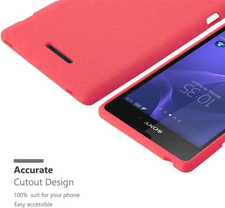 Productafbeelding Cadorabo TPU Frosted Cover (Xperia T3)