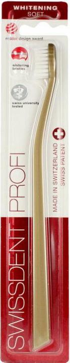 Produktbild Swissdent Whitening Zahnbürste gold (Weich, 1 x)