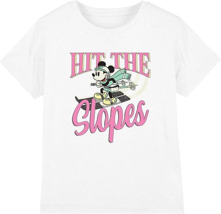 Actual product image Disney Childrens/Kids Hit The Slopes Mickey Mouse T-Shirt (140)