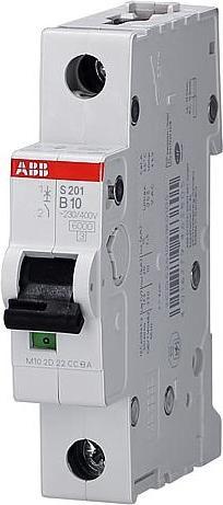 Produktbild ABB Sicherungsautomat S200 10A 1-P Typ B 6kA