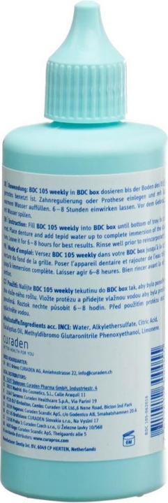 Immagine prodotto Curaprox BDC 105 Concentrato Settimanale Concentrato (100 ml, Collutorio)