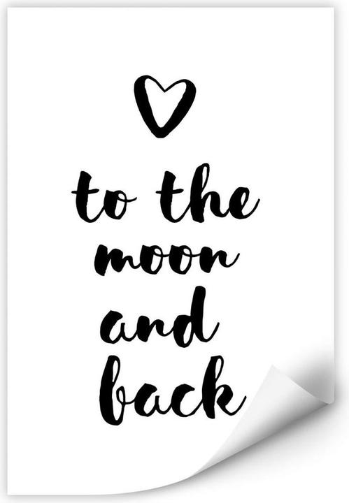 Image du produit Trenddeko Love to the moon and back (100 x 150 cm)