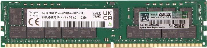 Immagine prodotto HPE 64GB (1x64GB) Dual Rank (1 x 64GB, 2933 MHz, DDR4-RAM, DIMM)