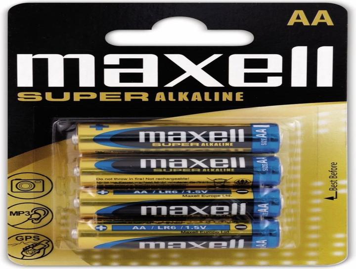 Actual product image Maxell Super Alkaline (4 pcs., AA)