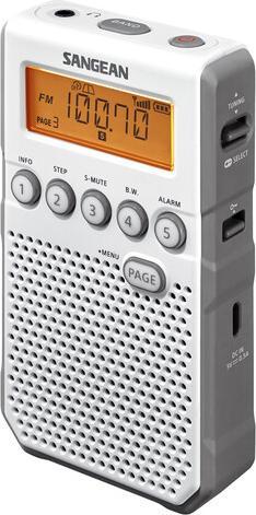Produktbild Sangean DT-800 +BATT weiss-grau (FM)