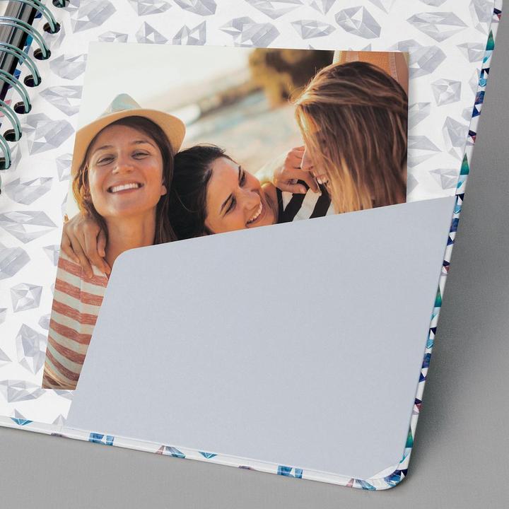 Image du produit Sigel Carnet de notes à spirales A5 120BL Fairy Gems (A5, Quadrillé, Couverture rigide)