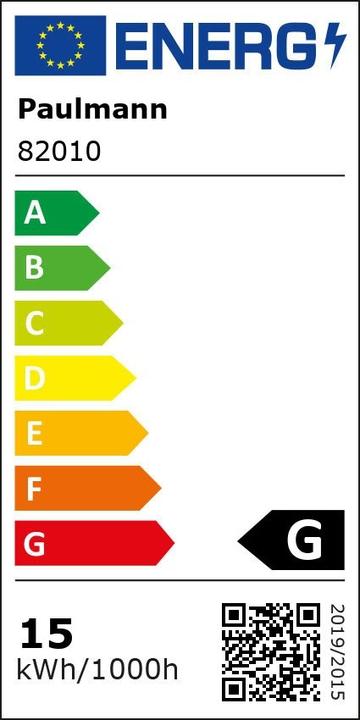 Energy Label Paulmann Bulb lamp oven (E14, 15 W, 85 lm, 1 x, G)
