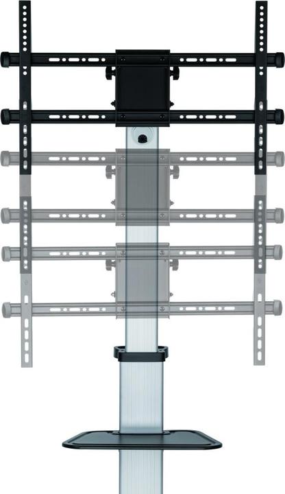 Image du produit Techly EFB Chariot TV pour TV LCD LED 93,98cm 37pouces - 218,44cm 86pouces avec une étagère (86", 50 kg)