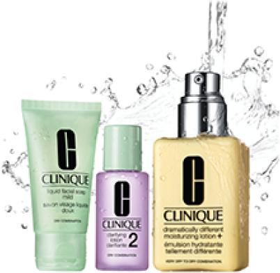 Image du produit Clinique 3 Piece 3 Step Skin Care Introduction Unisex Set (Set soin du visage)