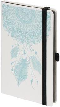 Produktbild Biella Notizbuch Kompagnon White Trend (A5, Liniert, Harter Einband)