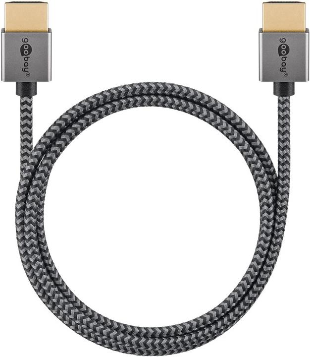 Produktbild Goobay Slim High-Speed-HDMI-Kabel mit Ethernet (3 m, HDMI)