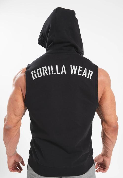 Immagine prodotto Gorilla Wear Marshall Sleeveless Hoodie - Schwarz (XL)