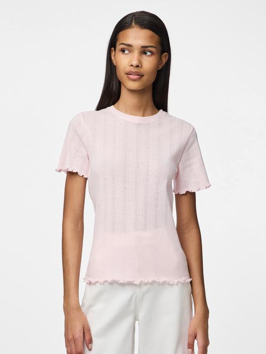 Produktbild Pieces Pcmarie Ss O-Neck Poin Top Jrs Noos Bc (S)