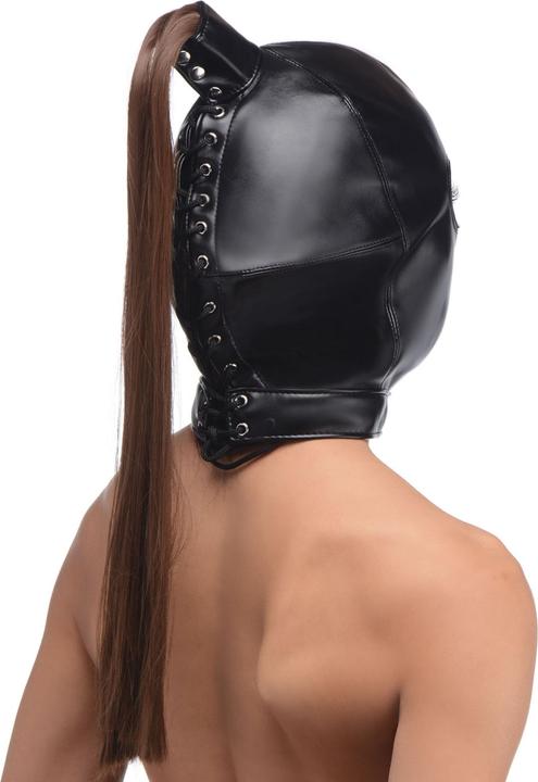 Immagine prodotto Strict Leather Bondage Hood With Ponytail