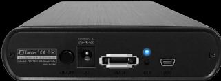 Produktbild Fantec DB-AluAir U2e HDD-Gehäuse Schwarz 3.5"" (3.5")