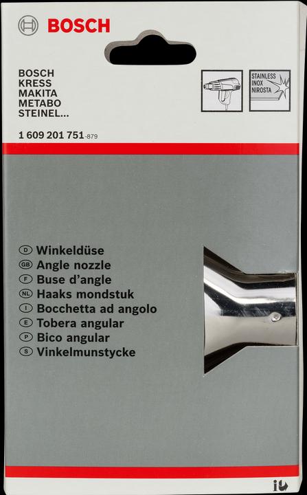 Immagine prodotto Bosch Professional Zubehör Ugello angolare, 80 mm, 33,5 mm