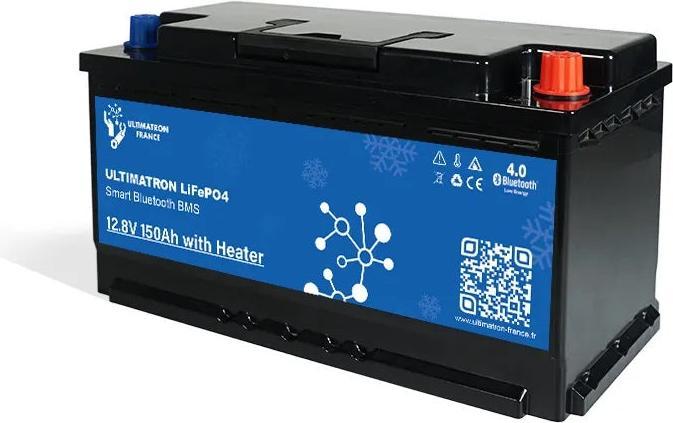 Immagine prodotto Ultimatron Batteria di alimentazione ULS-12V-150Ah LiFePO4 (riscaldatore) (12 V, 150 Ah)