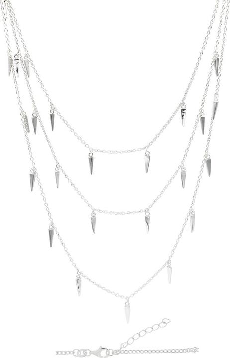 Actual product image Leyda Necklace Pendant (Silver 925, Synthetic stone, 38 - 41 cm)