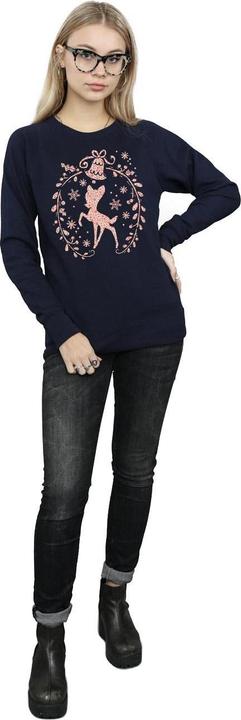 Immagine prodotto Disney Bambi Christmas Wreath Felpa Donna (XXL)