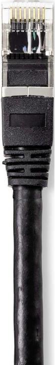 Produktbild Renkforce RJ45 RF-4538204 CAT 6a S/FTP 30.00 m Schwarz für Aussenbereich geeignet (S/FTP, CAT6a, 30 m)