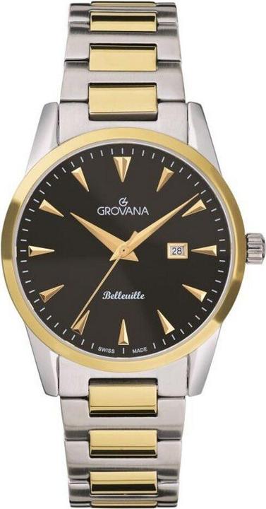 Grovana Belleville Boulevard-Kollektion – Schweizer Montre-Quarz (Swiss Made)