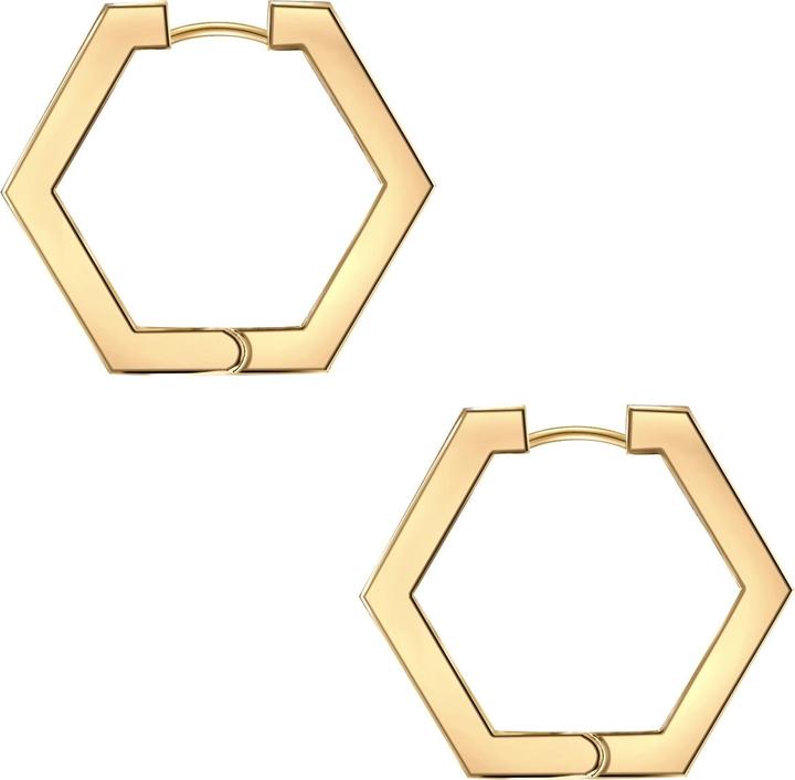 Lulu & Jane Damen Metall-Legierung gelbgold - 29531 (Metall-Legierung)