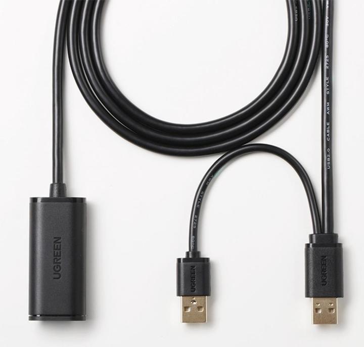 Immagine prodotto Ugreen Cavo di estensione USB 2.0 con ripetitore di segnale (10 m, USB 2.0)