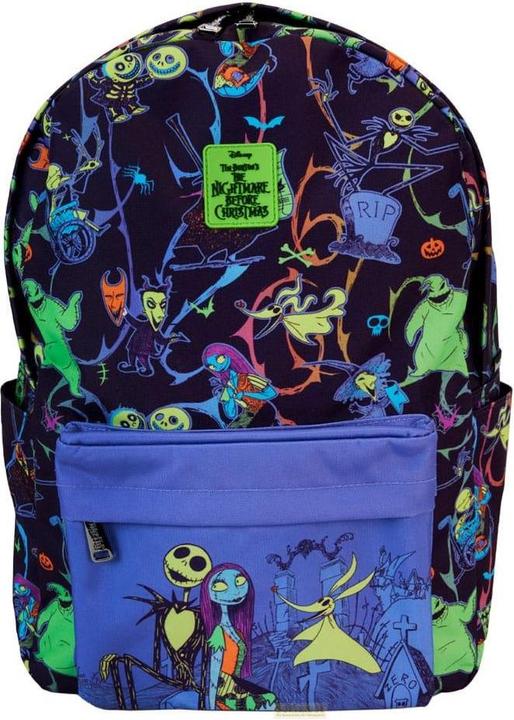Produktbild Loungefly Nightmare before Christmas by Rucksack Glow In The Dark Characters