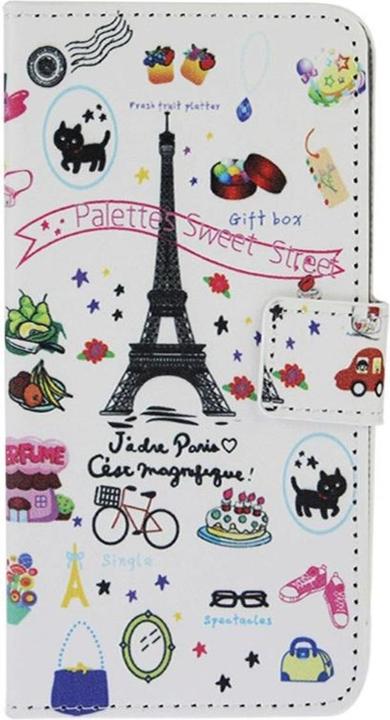 Actual product image König Design Protective cover mobile phone case (flip landscape) for mobile phone Wiko Highway Signs motif (Wiko Highway Signs)