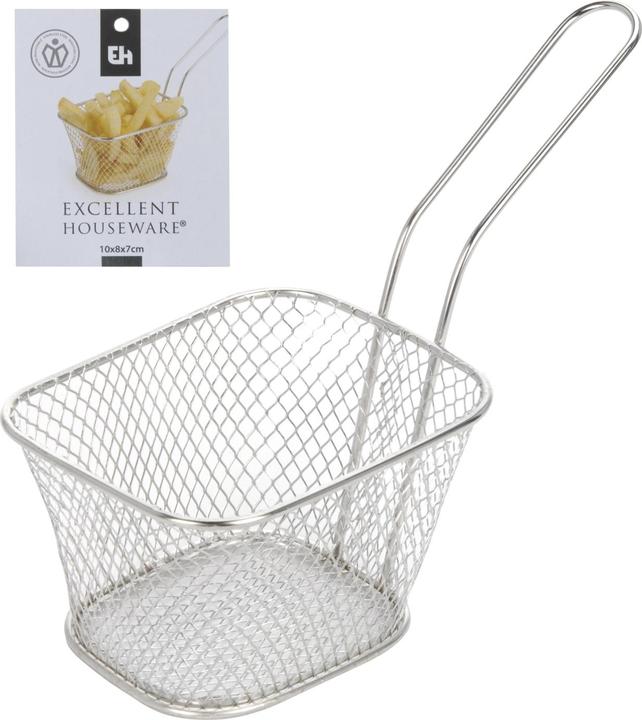 Excellent Houseware Cestino ciotola con manico 11x9x7cm