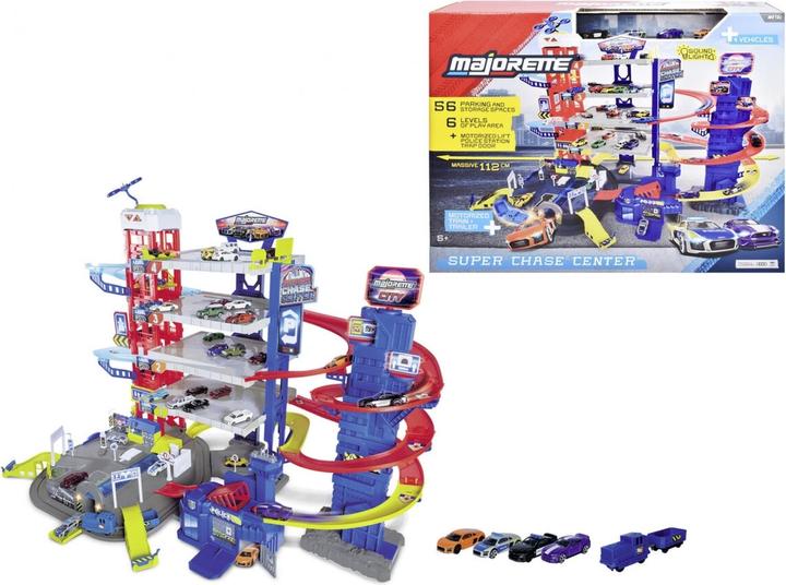Majorette Super Chase Center+5 vehicles